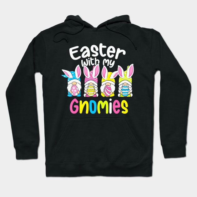 Easter with my Gnomies Bunny Easter Eggs Hunting Hoodie by snownature